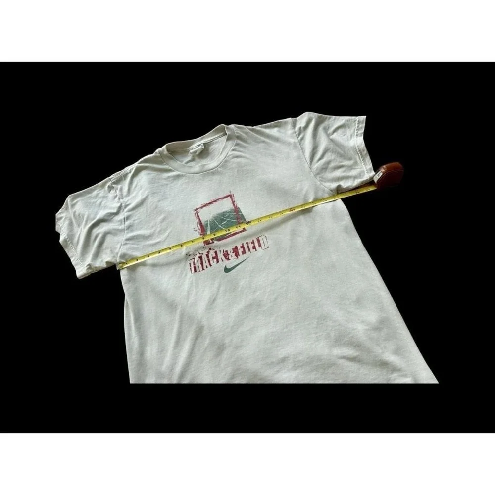 Vintage Nike Track & Field 90s  Gray Label Off‎ White T-shirt Medium Distressed